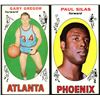 Image 1 : Lot of 5 x 1969-70 Topps Basketball Cards (Stars, Rookies)