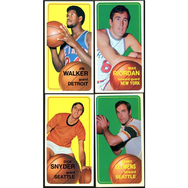 Lot of 4 x 1970-71 Topps Basketball Cards (Star, Rookie)