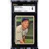 Image 1 : 1952 Bowman #23 Bob Lemon (CGC 4)