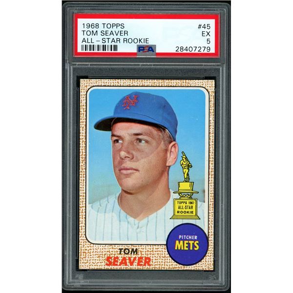 1968 Topps #45 Tom Seaver (PSA 5)