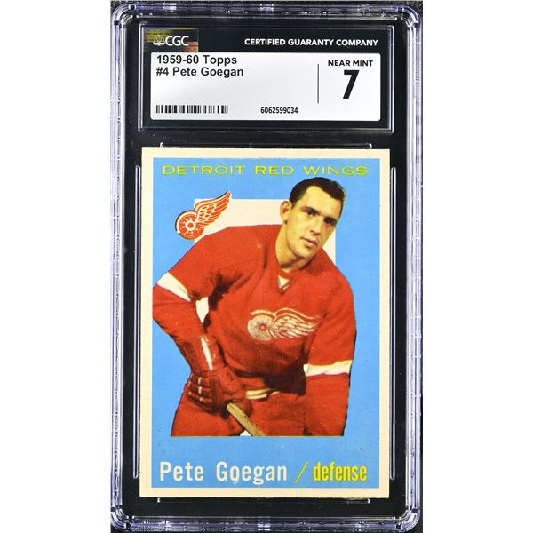 1959-60 Topps #4 Pete Goegan (CGC 7)