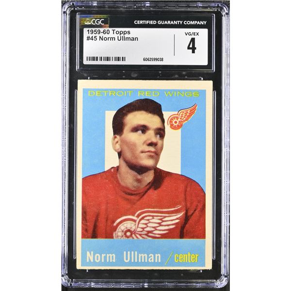 1959-60 Topps #45 Norm Ullman (CGC 4)