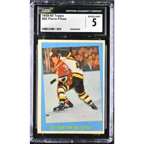 1959-60 Topps #60 Pilote/Mackell IA (CGC 5)