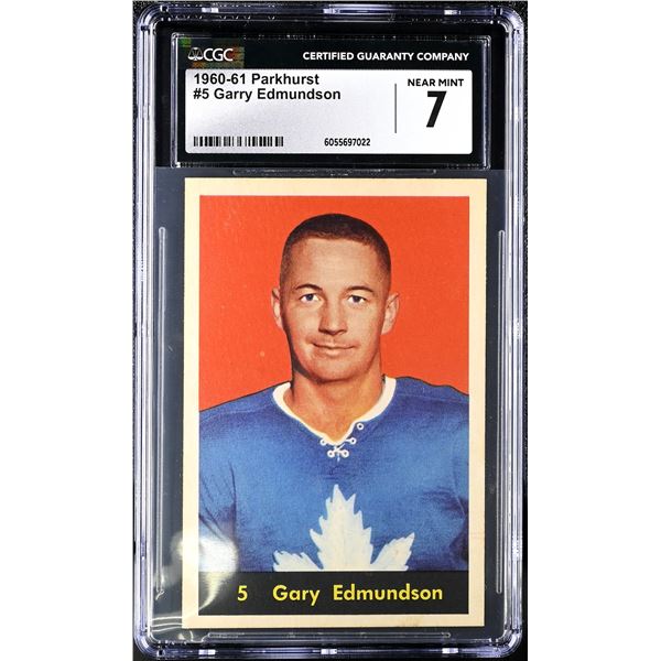 1960-61 Parkhurst #5 Gary Edmundson (CGC 7)