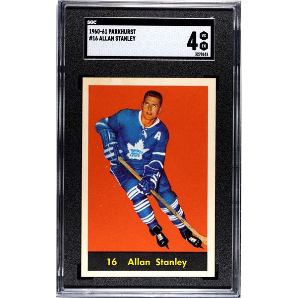 1960-61 Parkhurst #16 Allan Stanley (SGC 4)