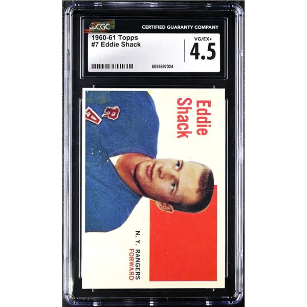 1960-61 Topps #7 Eddie Shack (CGC 4.5)