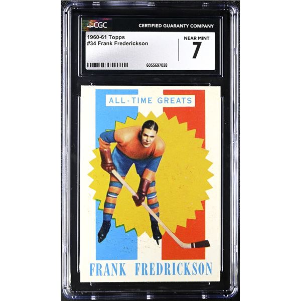 1960-61 Topps #34 Frank Fredrickson ATG (CGC 7)