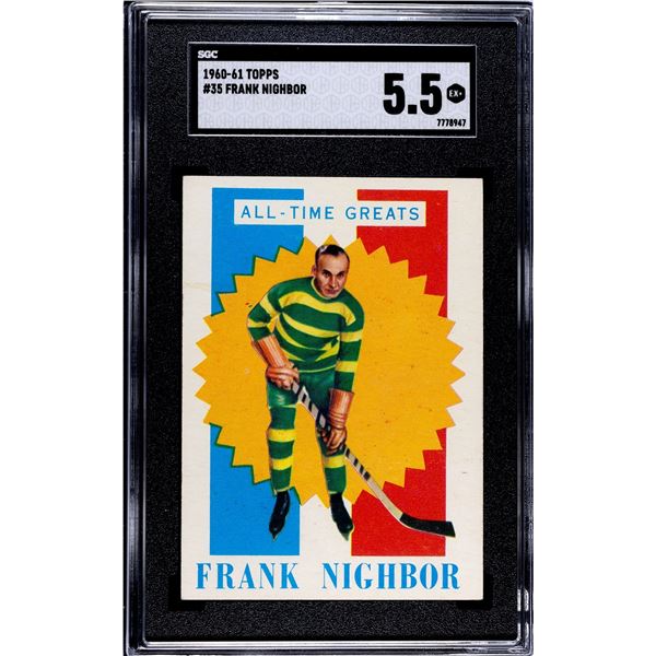 1960-61 Topps #35 Frank Nighbor ATG (SGC 5.5)