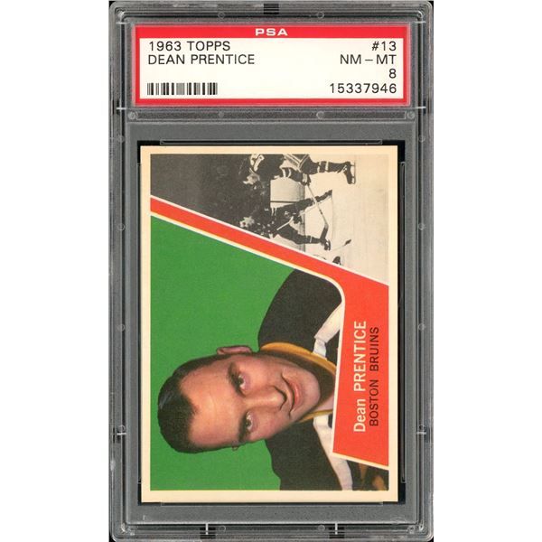 1963-64 Topps #13 Dean Prentice (PSA 8)
