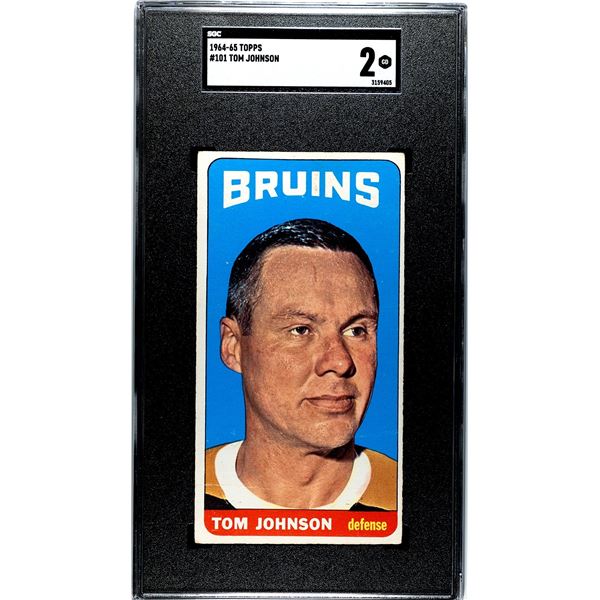 1964-65 Topps #101 Tom Johnson (SGC 2)