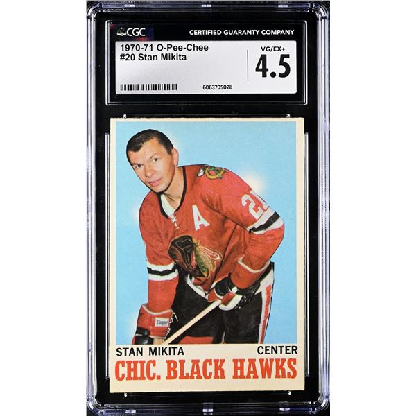 1970-71 O-Pee-Chee #20 Stan Mikita (CGC 4.5)