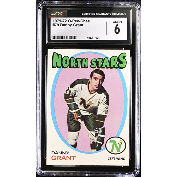 1971-72 O-Pee-Chee #79 Danny Grant RC (CGC 6)