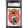 Image 1 : 1971-72 O-Pee-Chee #175 Reggie Leach RC (CGC 5)