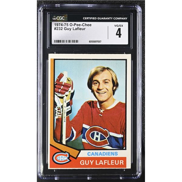 1974-75 O-Pee-Chee #232 Guy Lafleur (CGC 4)