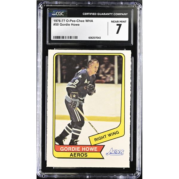 1976-77 O-Pee-Che WHA #50 Gordie Howe (CGC 7)