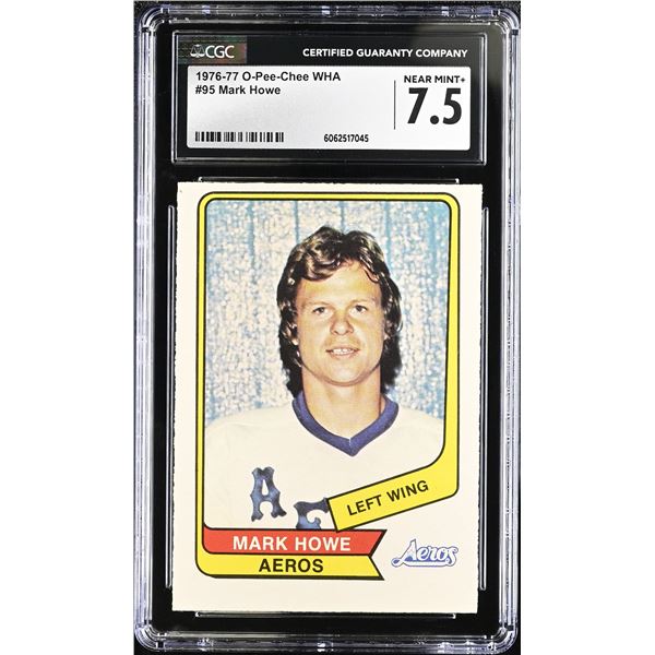 1976-77 O-Pee-Che WHA #95 Mark Howe (CGC 7)