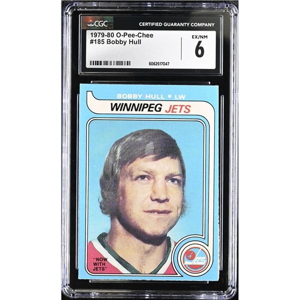 1979-80 O-Pee-Chee #185 Bobby Hull (CGC 6)