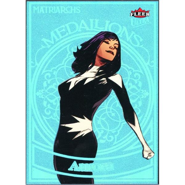 2024 Fleer Ultra Matriarchs of Marvel Aurora Sapphire Medallions #13/25