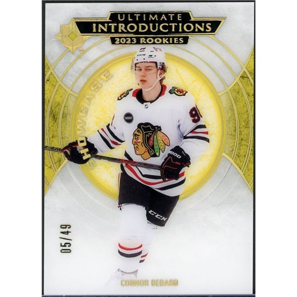 2023-24 Upper Deck Ultimate Introductions Connor Bedard Showcase #5/49