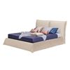 Image 2 : BNIB Boston Queen Bedframe w/lift up storage - Beige - Retails: $1199 -  Queen size: headboard heigh