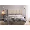 Image 1 : BNIB Huston Queen Bedframe w/lift up storage - Beige - Retails: $1199 - Size: headboard height 47[x=