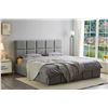 Image 1 : BNIB Huston Queen Bedframe w/lift up storage - Grey - Retails: $1199 - Size: headboard height 47[x=#