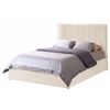 Image 1 : BNIB Hawaii Queen Bedframe w/lift up storage - Beige - Retails: $1199 - Size: headboard height 51[x=