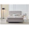 Image 1 : BNIB Dallas King - Grey Platform Bed Frame - Retails: $699