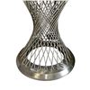 Image 2 : BNIB Nicolas 47" Silver Marble Dining Table - Retails: $1699