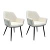 Image 1 : BNIB Teddy Group of 2 - Beige Dining Chair Set - Retails: $478