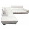 Image 2 : BNIB Lincoln White - Right Hand Facing Leather Sectional Couch - Retails: $3899