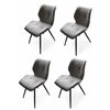 Image 1 : BNIB Nina - Group of 4 Contemporary Dining Chairs - Retails; $159/each - TRV:$636