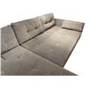 Image 3 : BNIB Alex Grey Left-Hand Facing Sectional Sofa - Retails: $2999 - Size: 114(L)X40
