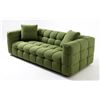 Image 2 : BNIB Scottie( Neptune sofa) Green Designer Couch - Retails: $2799