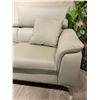 Image 2 : BNIB Reagan Grey - Right Leather Sectional Couch - Retails: $2699