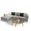 Image 1 : BNIB Leonardo Left Hand Facing Sectional Couch - Retails: $2699