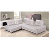 Image 1 : BNIB Bill White - Right Leather Sectional Couch - Retails: $2599