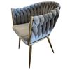 Image 3 : BNIB Jewel Group of 2 - Grey Dining Chair Set - Retails: $478