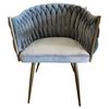 Image 2 : BNIB Jewel Group of 2 - Grey Dining Chair Set - Retails: $478
