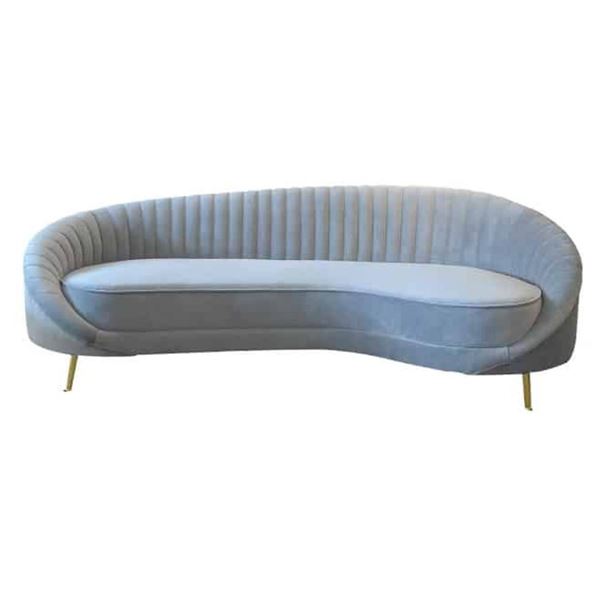 BNIB Mercury Light Grey Sectional Couch - Retails: $2299