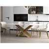 Image 1 : BNIB Luis 59" cloud SinteredStone Dining Table - Retails: $1499