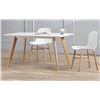 Image 1 : BNIB Tulip - Contemporary Dining table - Retails: $499 - 55(L)X31(D)X30