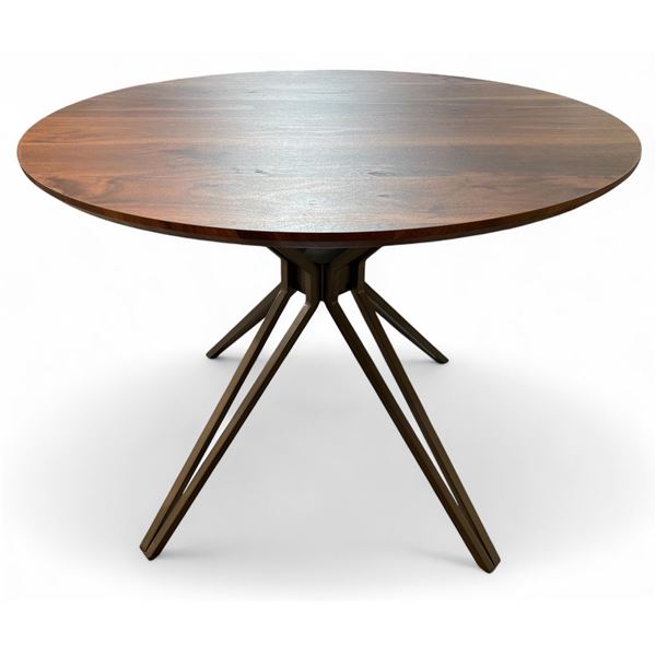 BNIB Wendy 39  Walnut Round Dining Table - Retails: $599