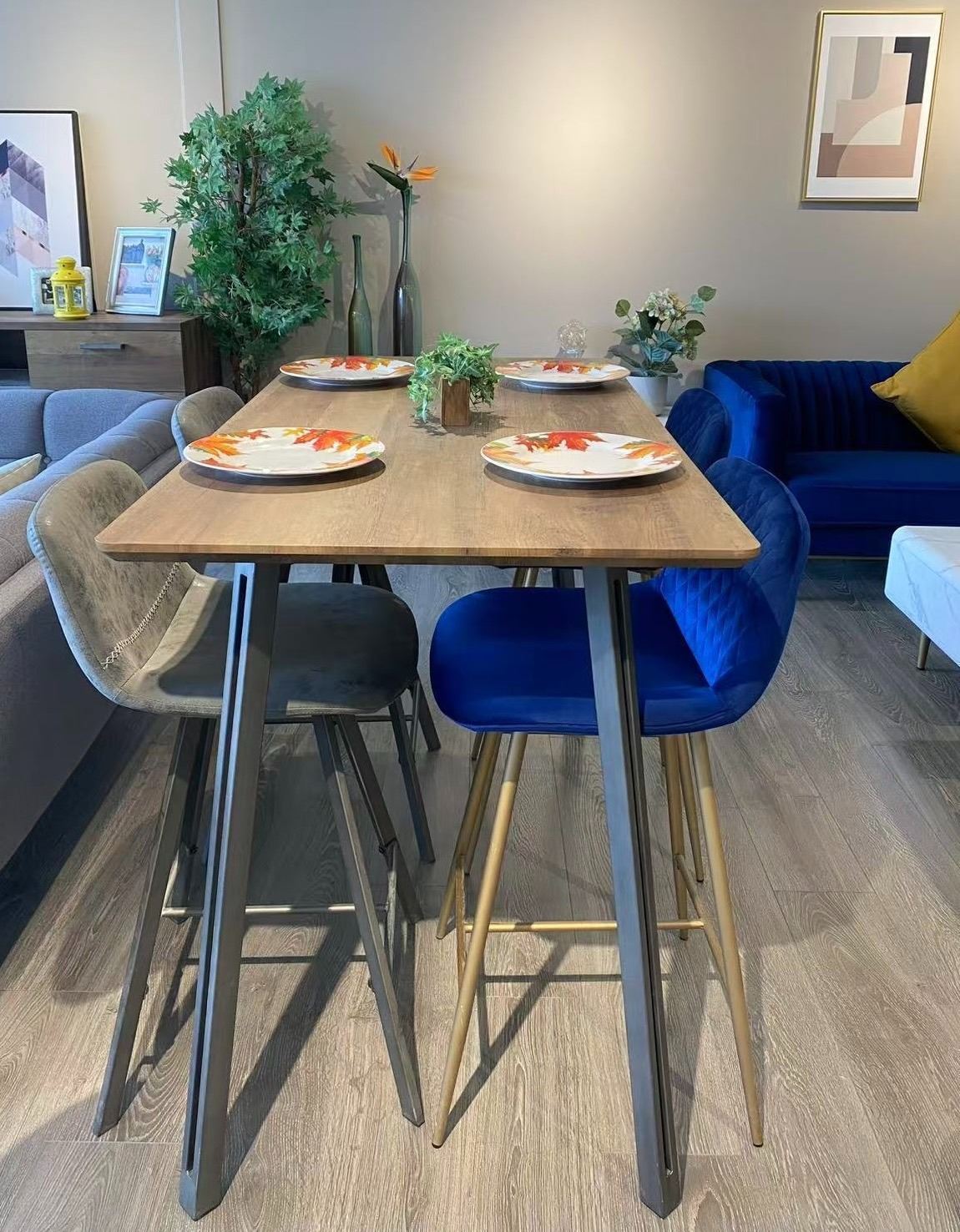 BNIB Ashley Bar table - wood color Bar Table - Retails: $699 - Direct ...