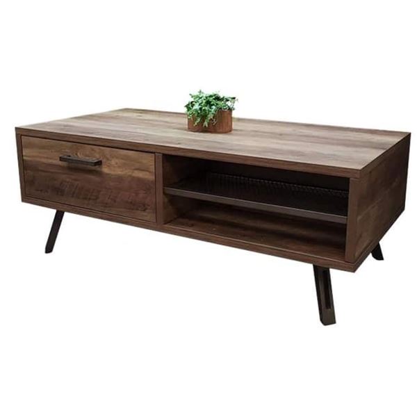 BNIB Edward Wood Coffee Table - Retails: $699 - Size: 47(L)X24(D)X18(H