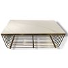 Image 2 : BNIB Maya Marble Coffee Table - Retails: $999 - Size: 47(L)X24(D)X19(H