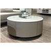 Image 1 : BNIB Maria Round Coffee Table - Retails: $999