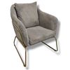 Image 1 : BNIB Neptune Grey Lounge Chair - Retails: $999