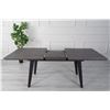 Image 3 : BNIB Lara - Extendable Dining Table - Concrete - Retails: $999 - Size:55(L)X35(D