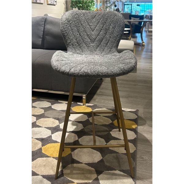 BNIB Teddy Group of 4 Bar Chair - Grey Bar Chair Set - Retails: $916